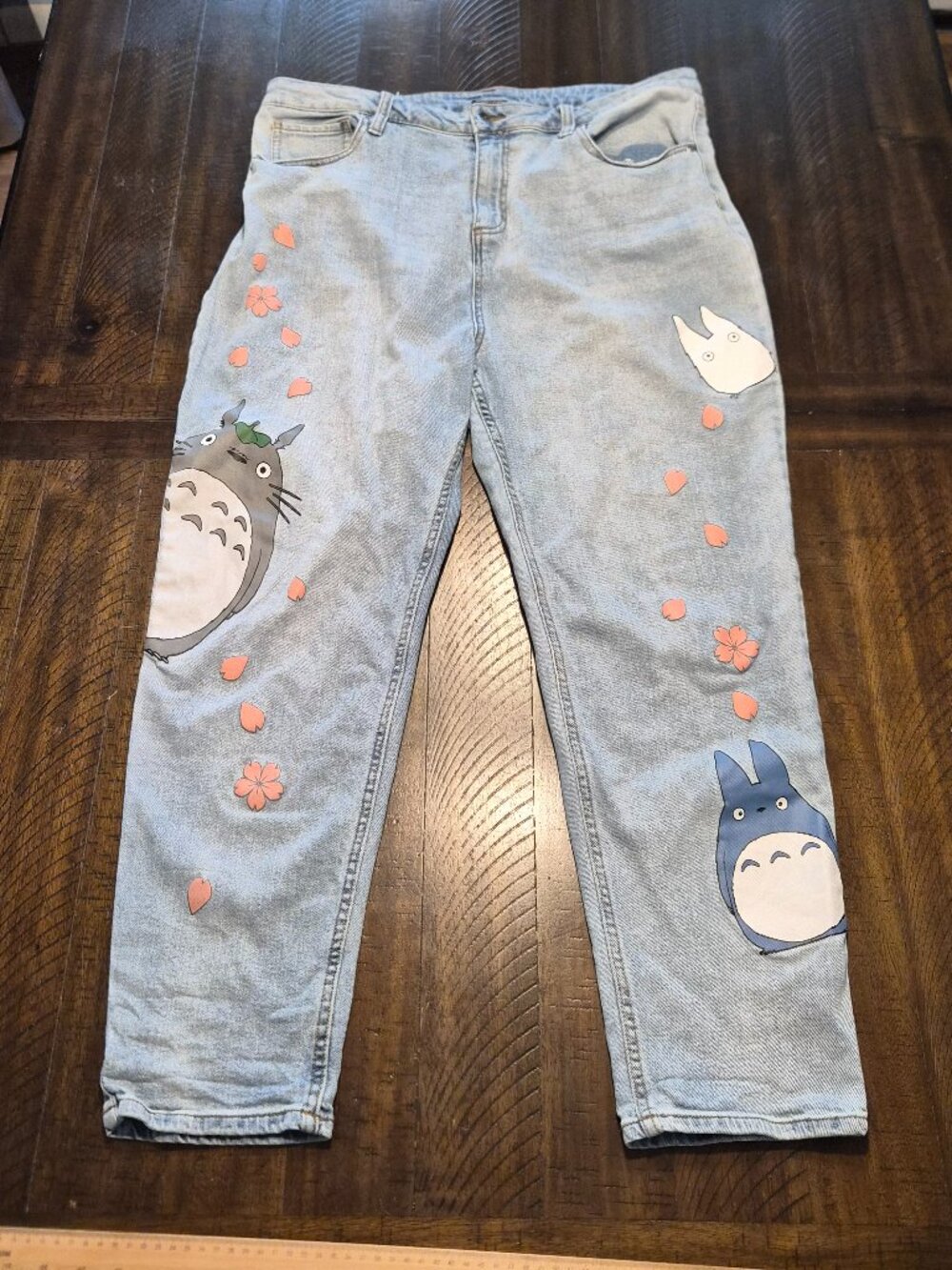 Studio Ghibil My Neighbor Totoro Sakura Mom Jeans Size 17 Hot Topic G547